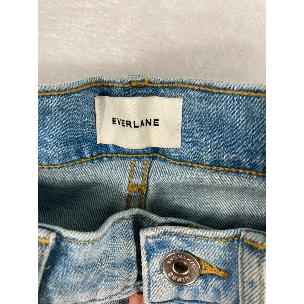 NWOT Everlane The Way-High Curve Jeans Women Sz 25L Tall Light Wash Barrel - Picture 6 of 14